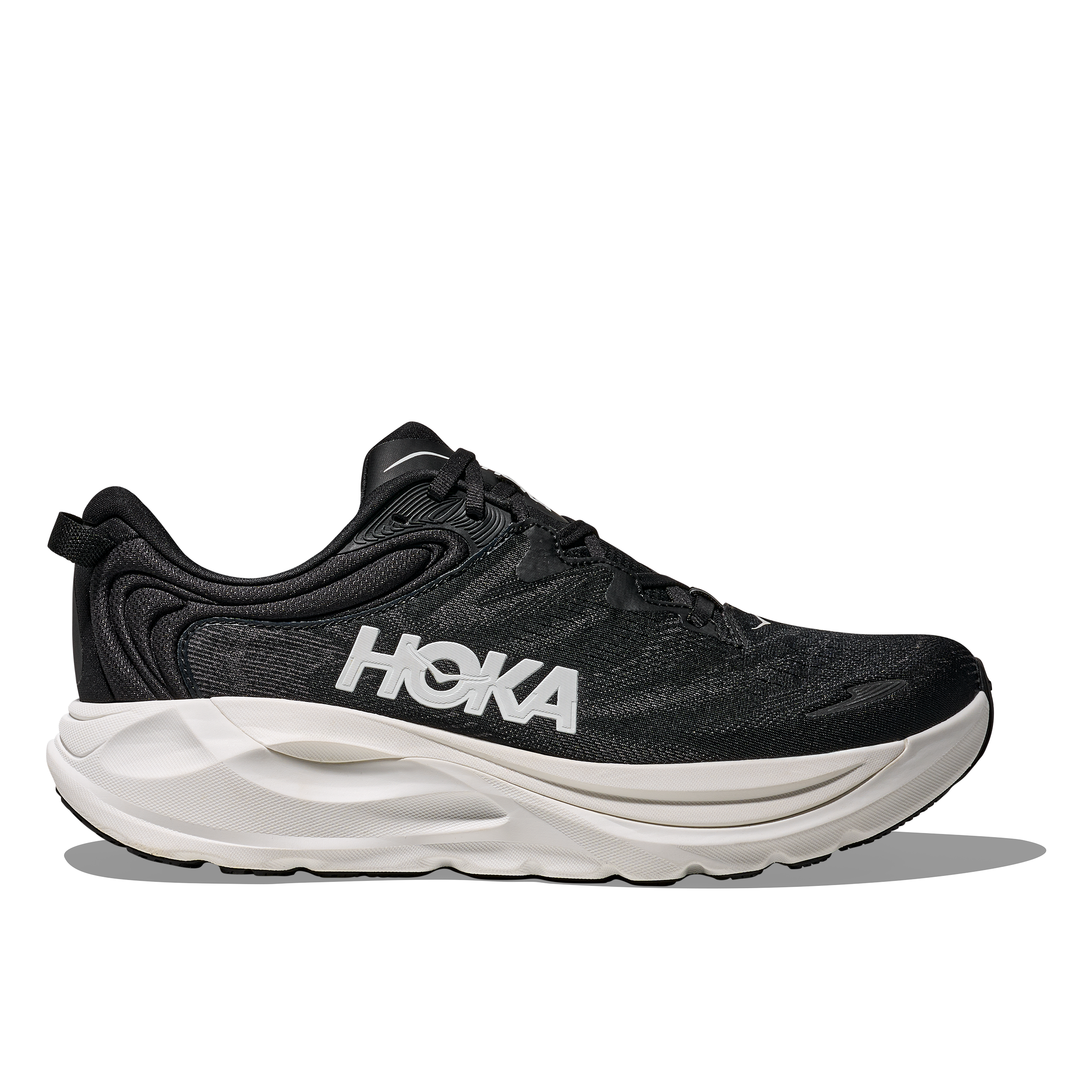 Hoka Men's Gaviota 6 in Black/White Wide