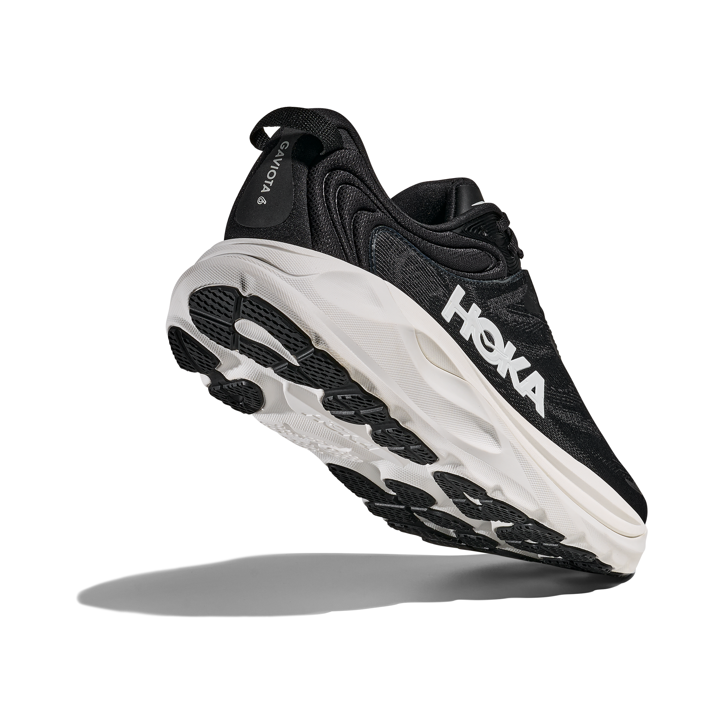 Hoka Men's Gaviota 6 in Black/White Wide