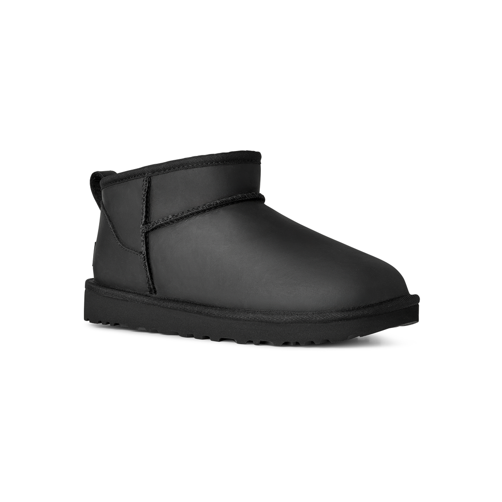 UGG Women's Classic Ultra Mini Leather in Black