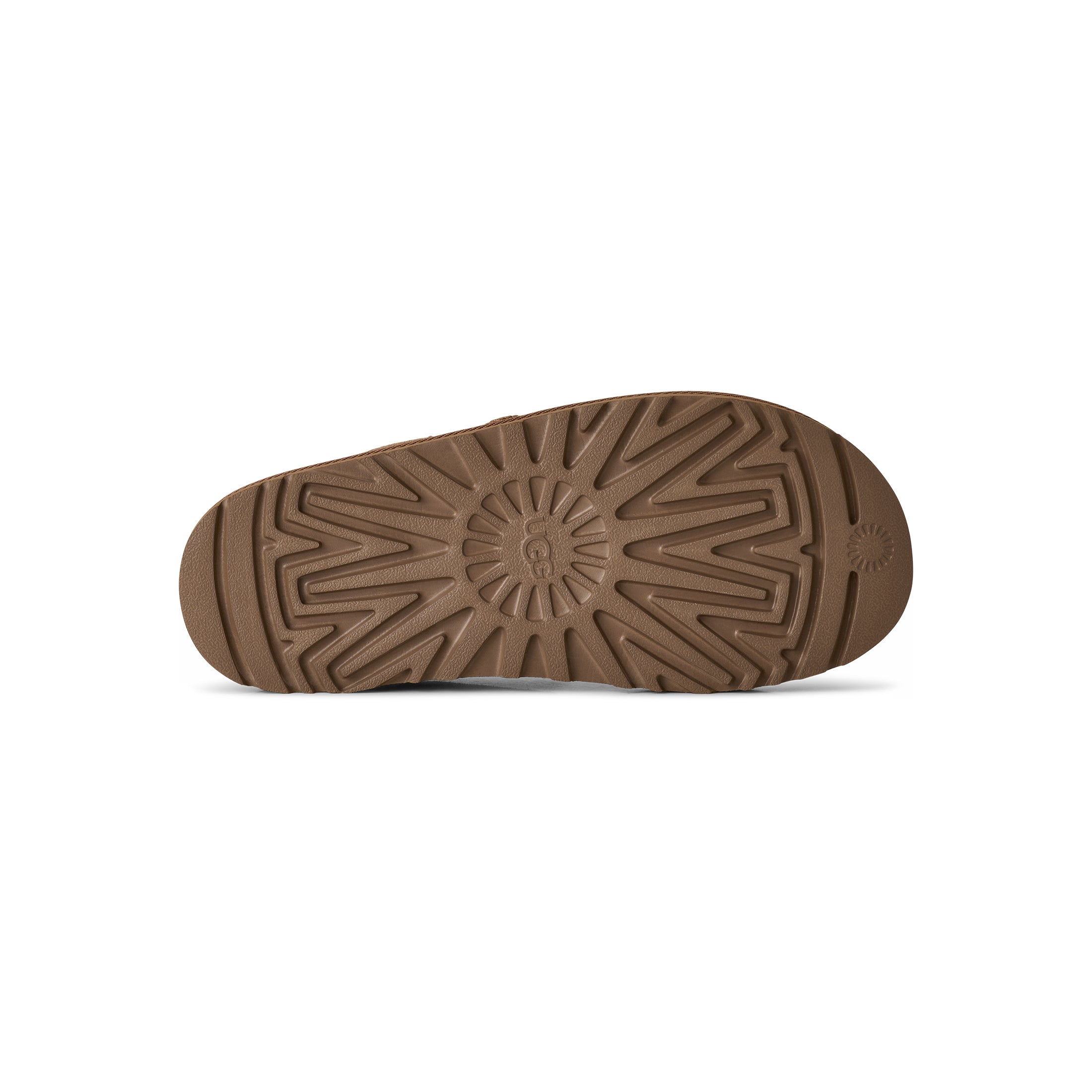 UGG Women's Greenport Cross Strap Slide in Chestnut