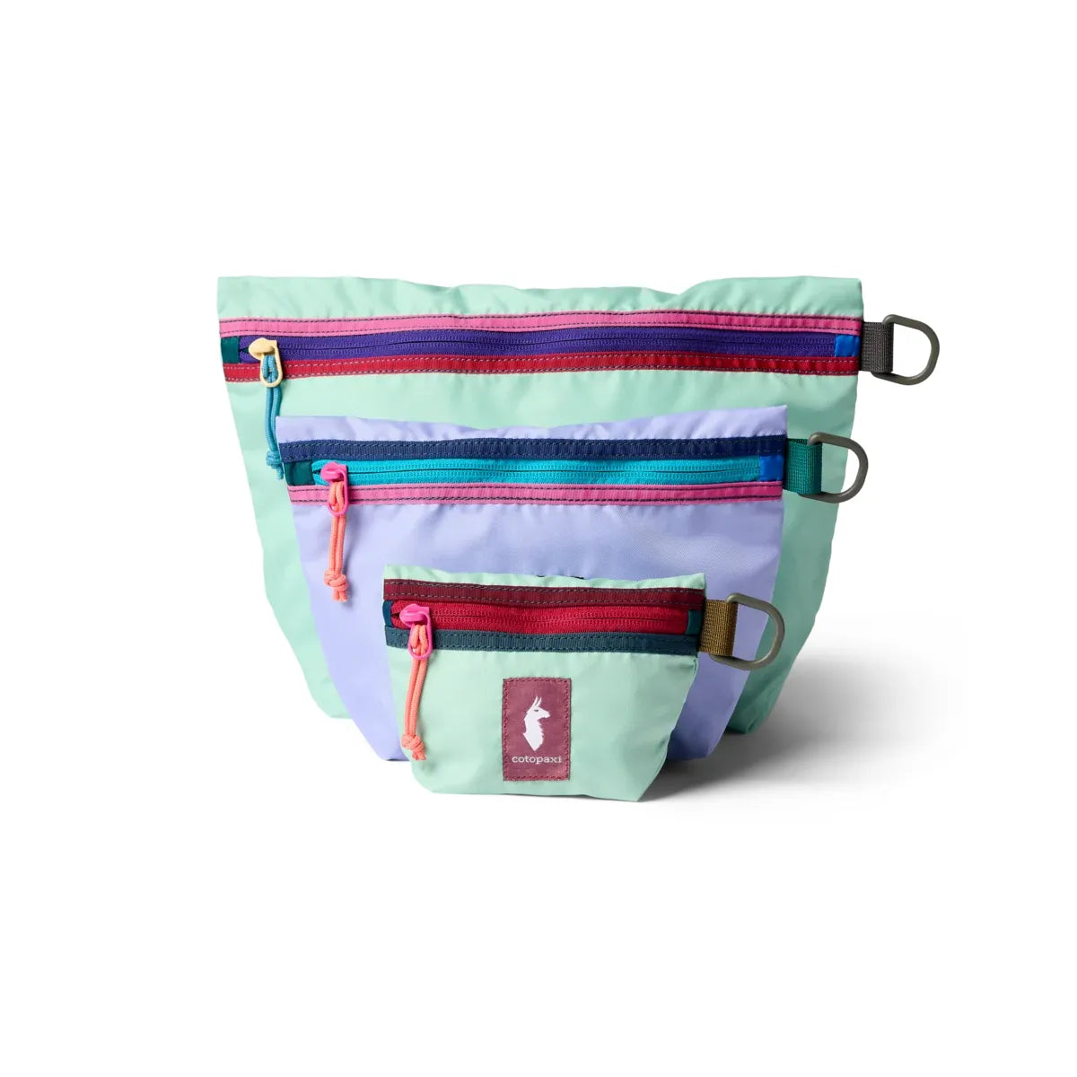 Cotopaxi Cubo Pouch Organizers in Del Dia