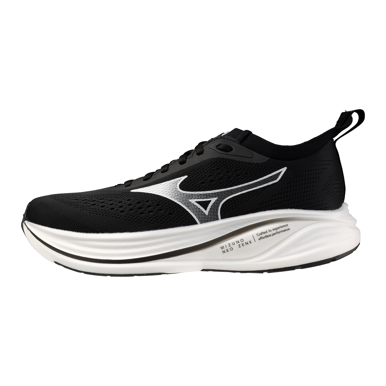 Mizuno Men's Neo Zen 2 Running Shoe in Black White