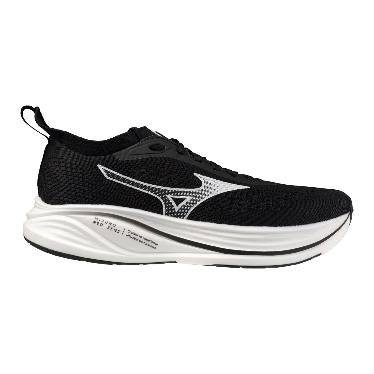 Mizuno Men's Neo Zen 2 Running Shoe in Black White