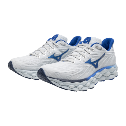 Mizuno Men's Wave Sky 8 in Plein Air-Laser Blue  Shoes