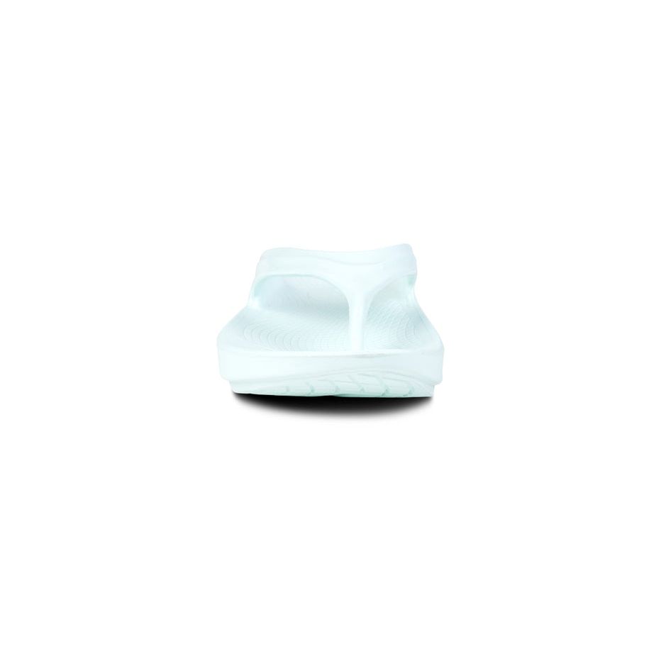 OOFOS Women's OOlala Thong Sandal in Ice