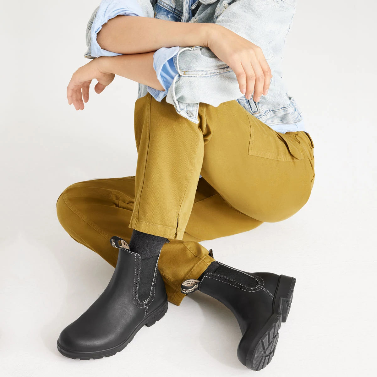 Blundstone Women s Originals High Top Boots 1448 in Voltan Black