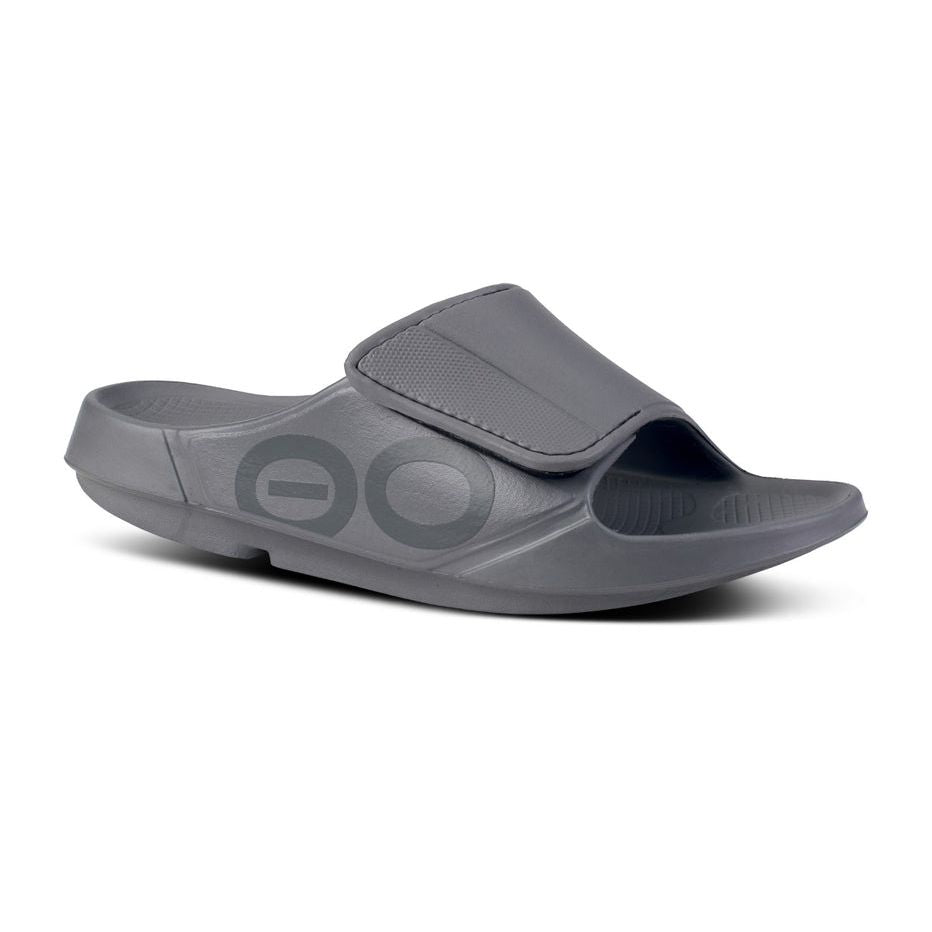 OOFOS Unisex Ooahh Sports Flex Sandals in Slate