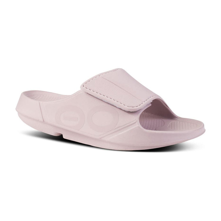 OOFOS Unisex Ooahh Sport Flex Slide Sandals in Stardust  Women&