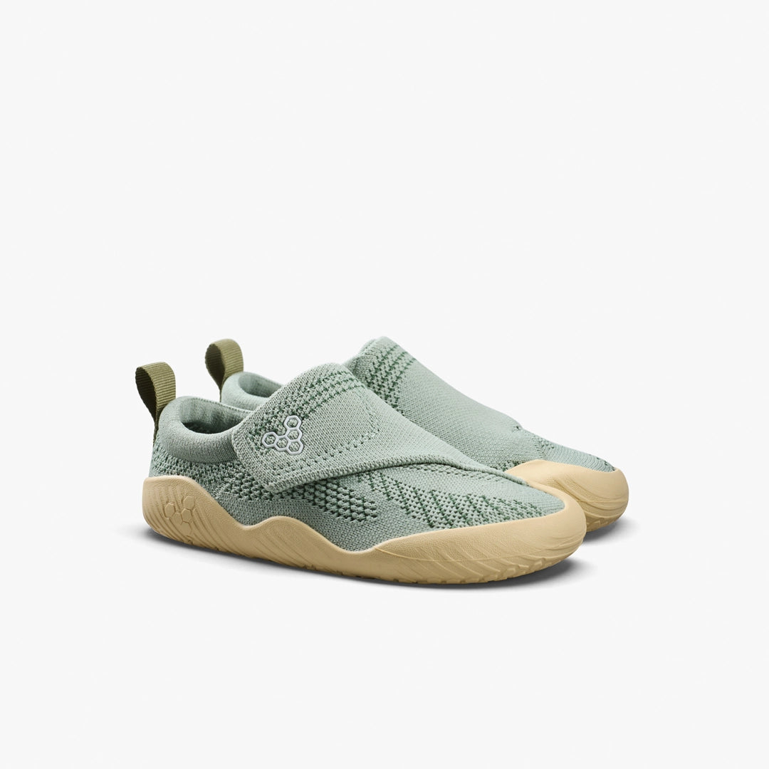 Vivobarefoot Kid's Motus Knit Preschool in Glacial Green