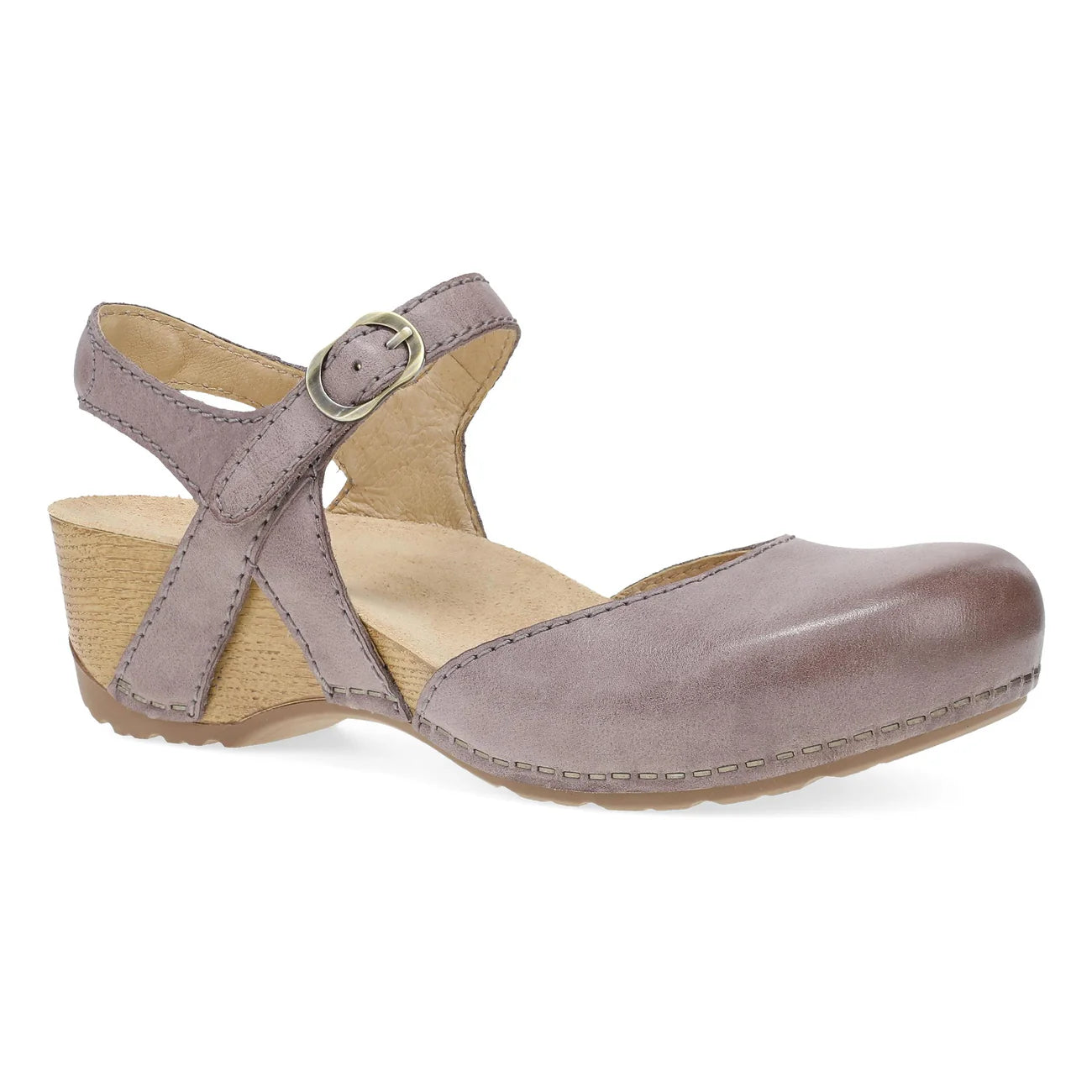 Dansko Women's Tiffani in Dusty Lilac Leather Mary Jane
