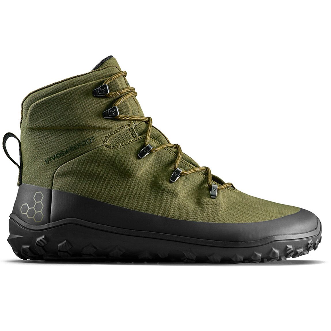 VIVOBAREFOOT スノーブーツ オリーブグリーン Vivobarefoot Men's Tracker Textile AT II