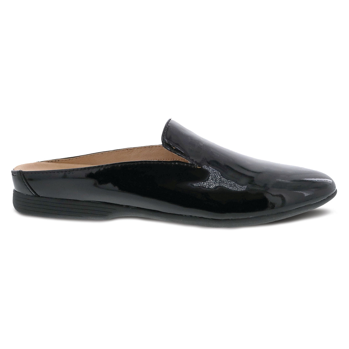 Dansko Women's Lexie in Black Patent Mule  Women's Footwear