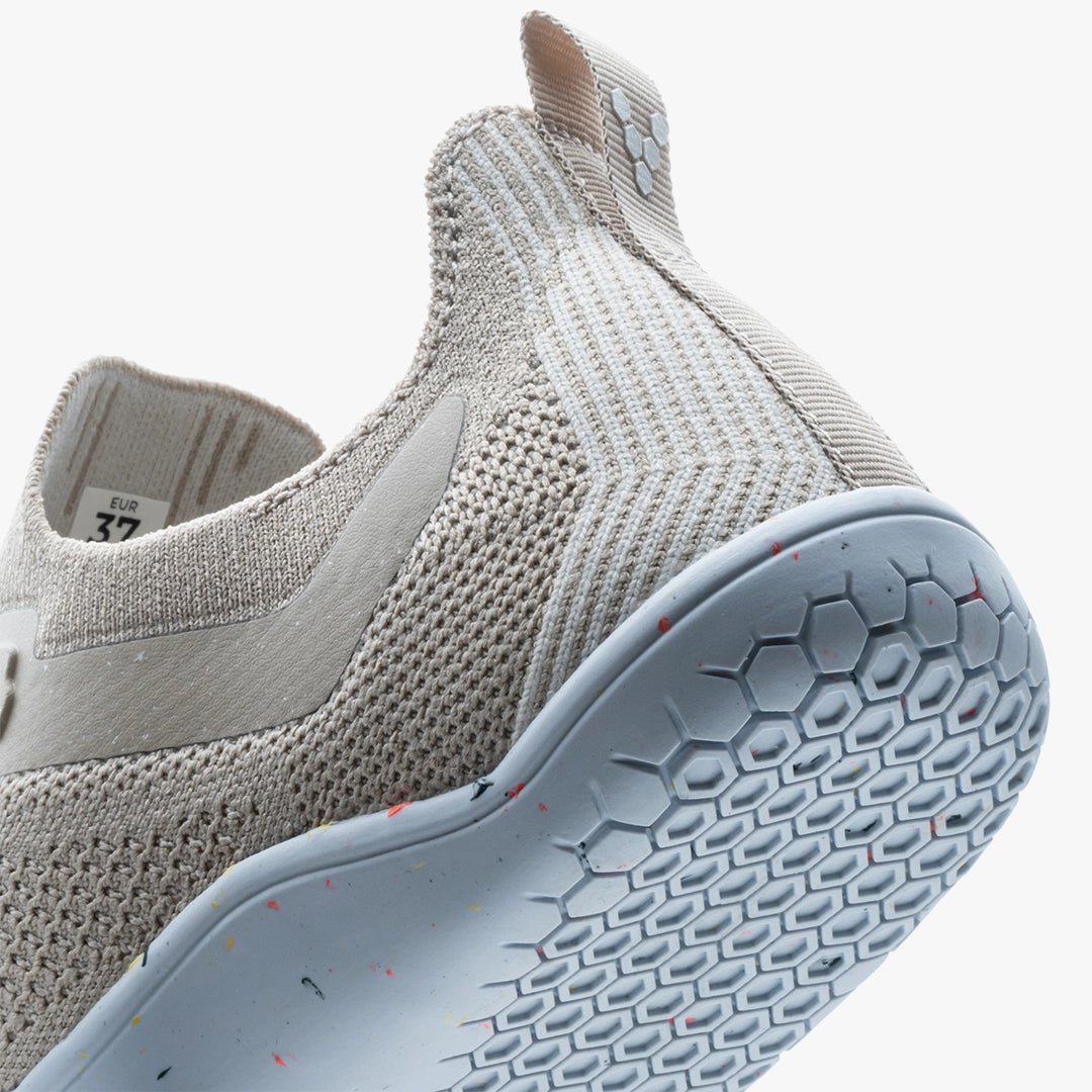 Vivobarefoot Women's Primus Lite Knit in Feather Grey  Women's Footwear