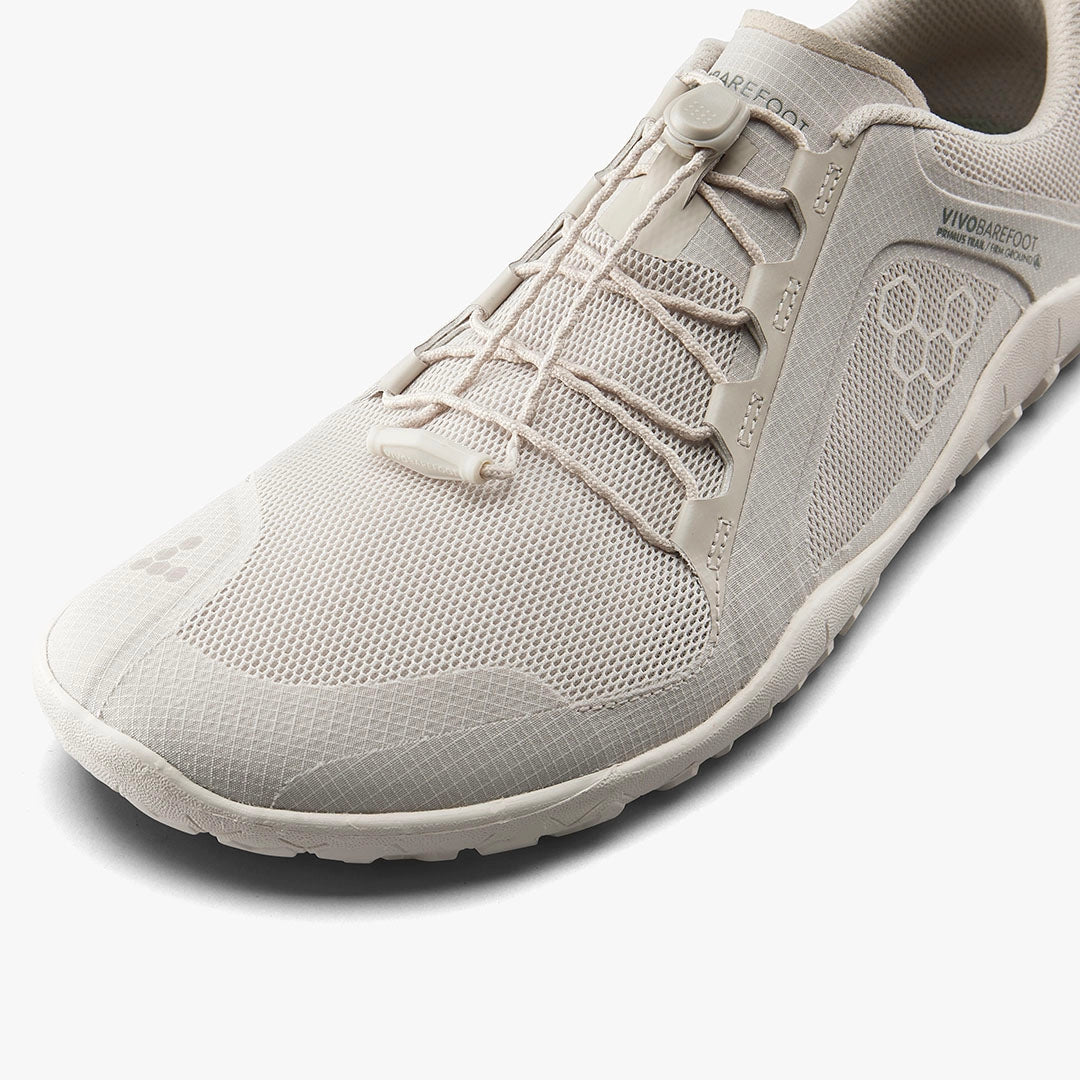 Vivobarefoot Women's Primus Trail FG 3.5 in Silver Birch Vivobarefoot Women's Primus Trail FG 3.5 in Silver Birch