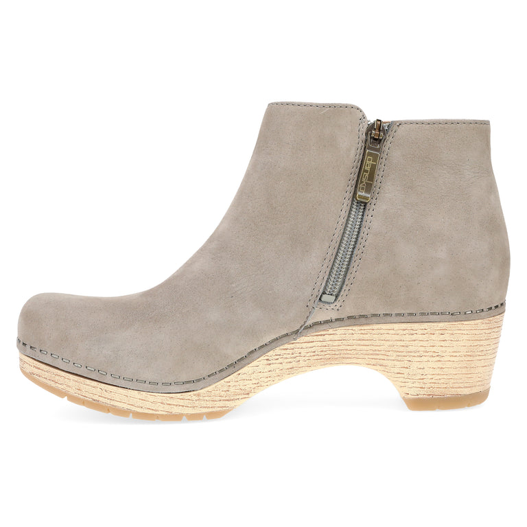 Dansko Women's Lizanne Boot in Taupe Milled Nubuck  Shoes