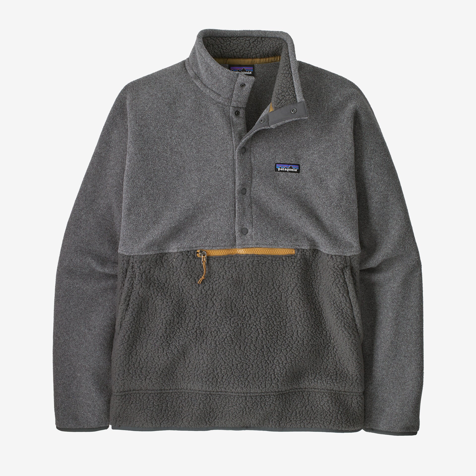 Patagonia Men's Retro Pile Half-Snap Fleece Pullover-Footprint USA