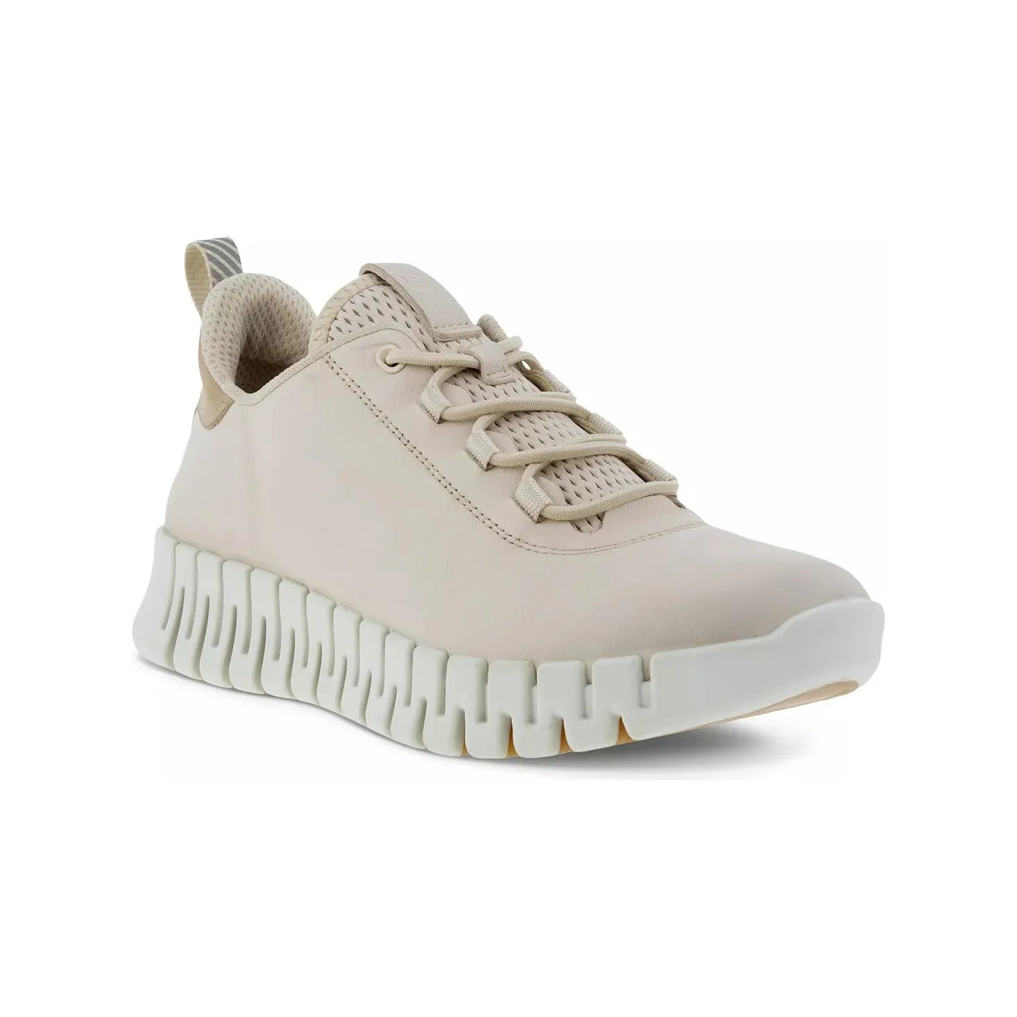 Ecco Women's Gruuv Sneaker in Limestone Powder  Women's Footwear