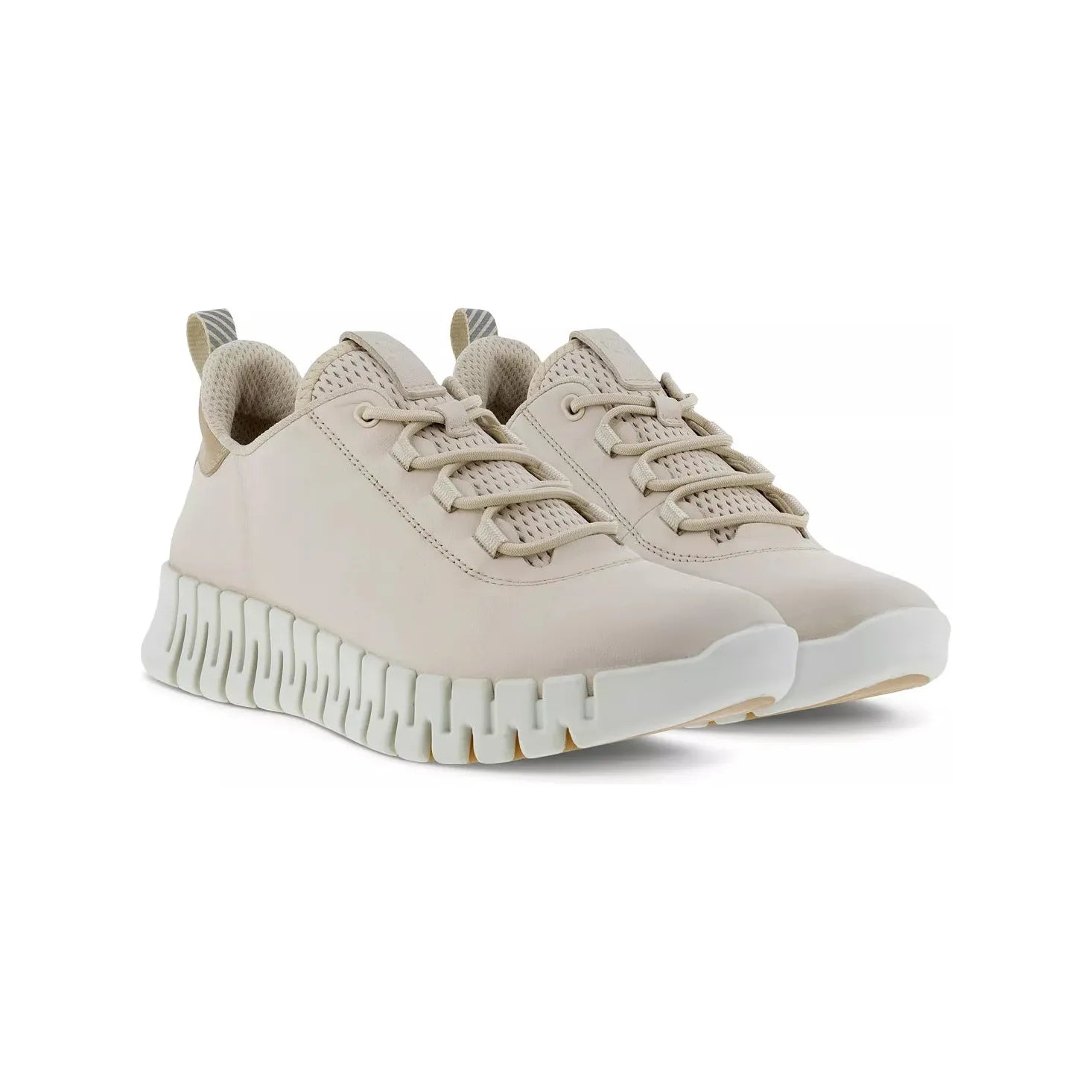 Ecco Women's Gruuv Sneaker in Limestone Powder  Women's Footwear