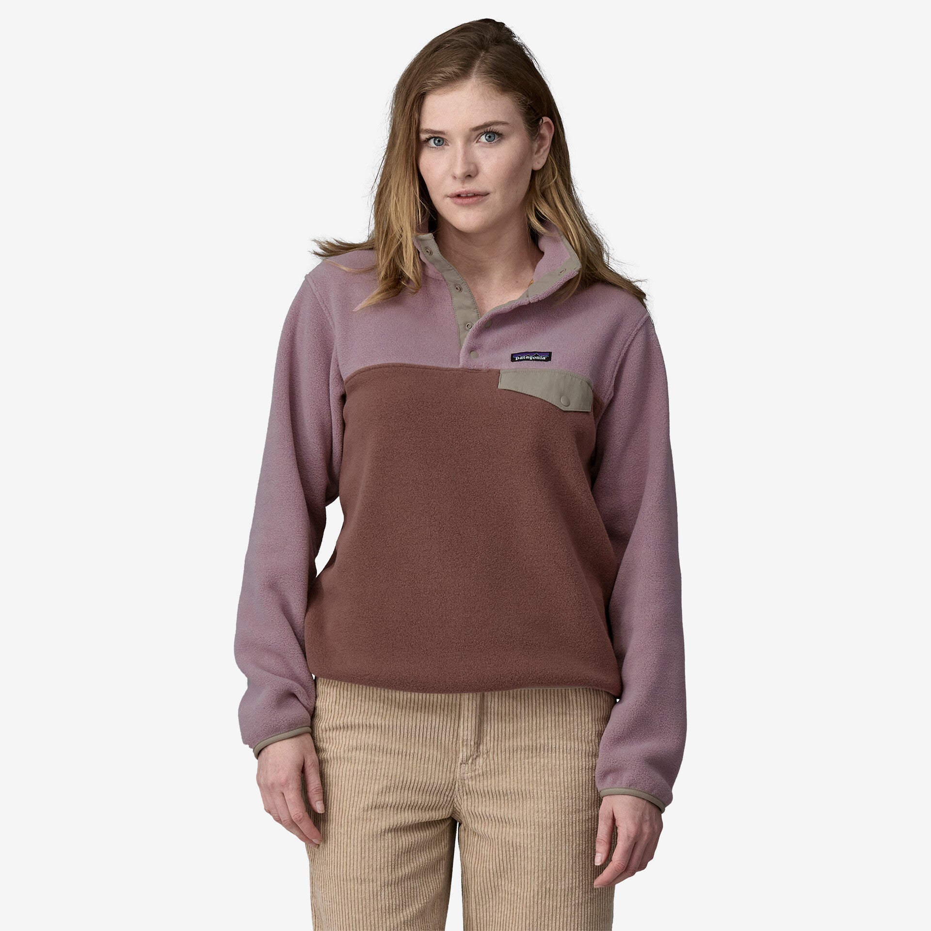 Patagonia Women's Lightweight Synchilla® Snap-T® Fleece Pullover-Footprint USA