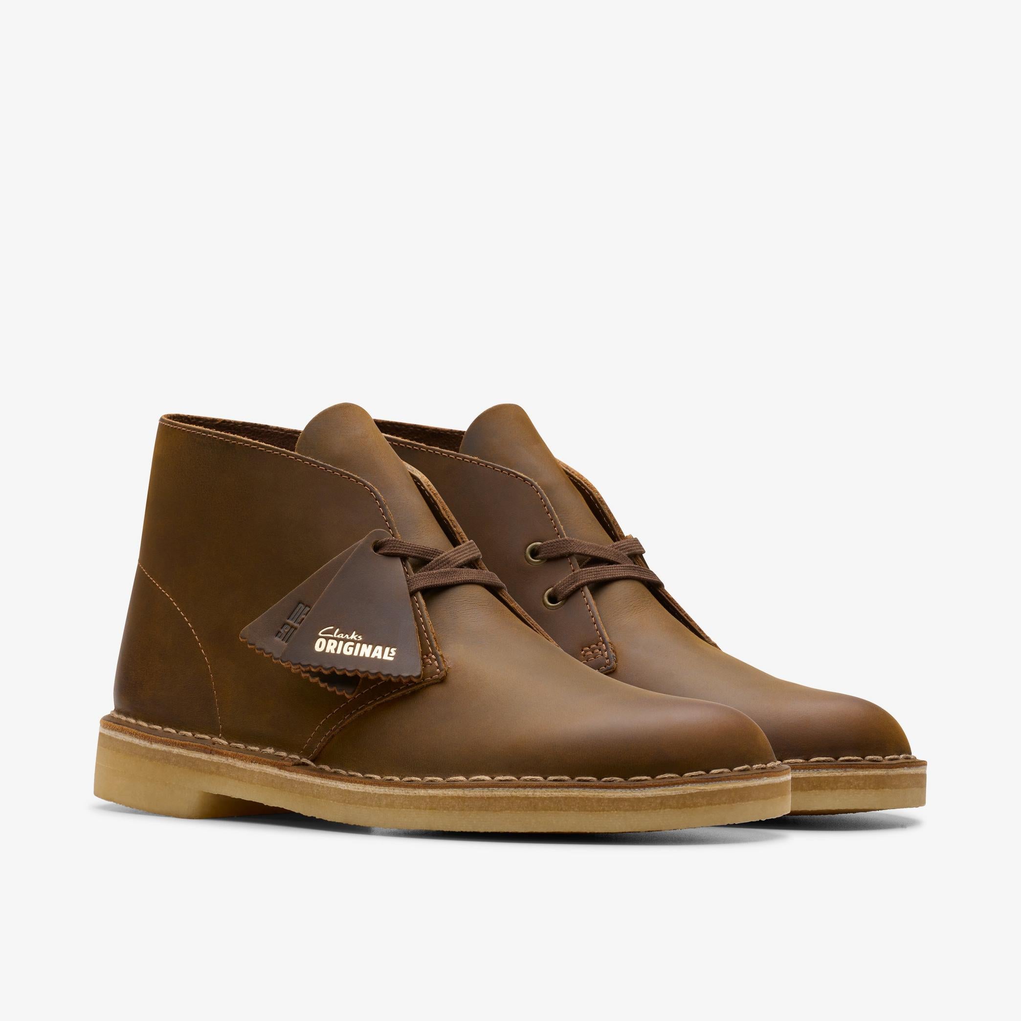 Clarks Men's Desert Boot in Beeswax  Shoes