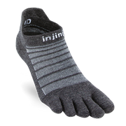 Injinji Men's Lightweight No Show Wool Socks in Slate