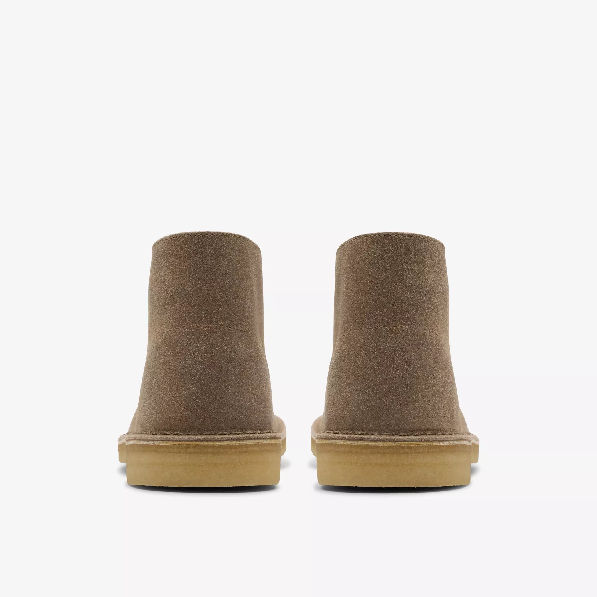 Clarks desert boots distressed taupe online