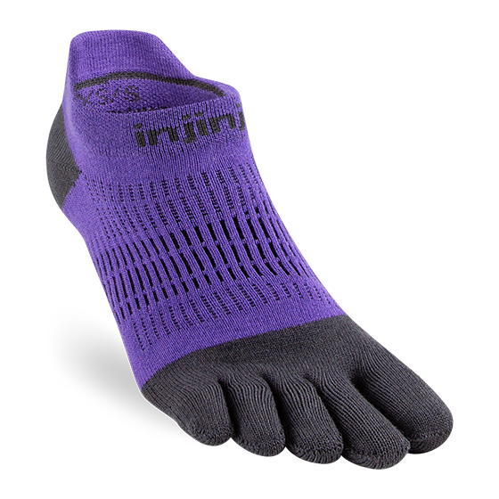 Injinji Women's Run Lightweight No-Show Ultra-Thin Cushioning In Night  Socks