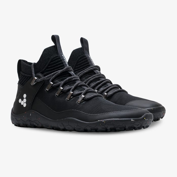 Vivobarefoot Men's Magna Trail II FG in Obsidian  Men's Footwear