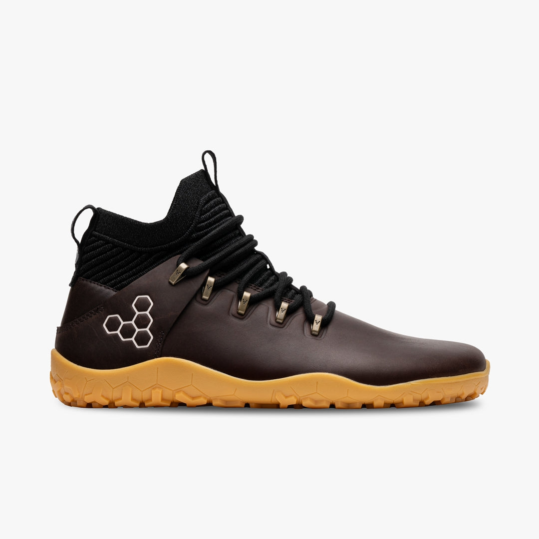 Vivobarefoot Men's Magna Leather FG Shoe in Bracken  Men's Footwear