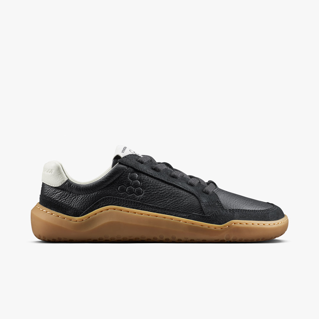 Vivobarefoot Men's Gobi III Sneaker Leather in Obsidian