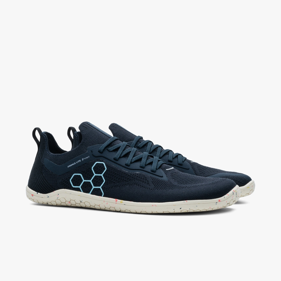 Vivobarefoot Men's Primus Lite Knit in Midnight  Men's Footwear