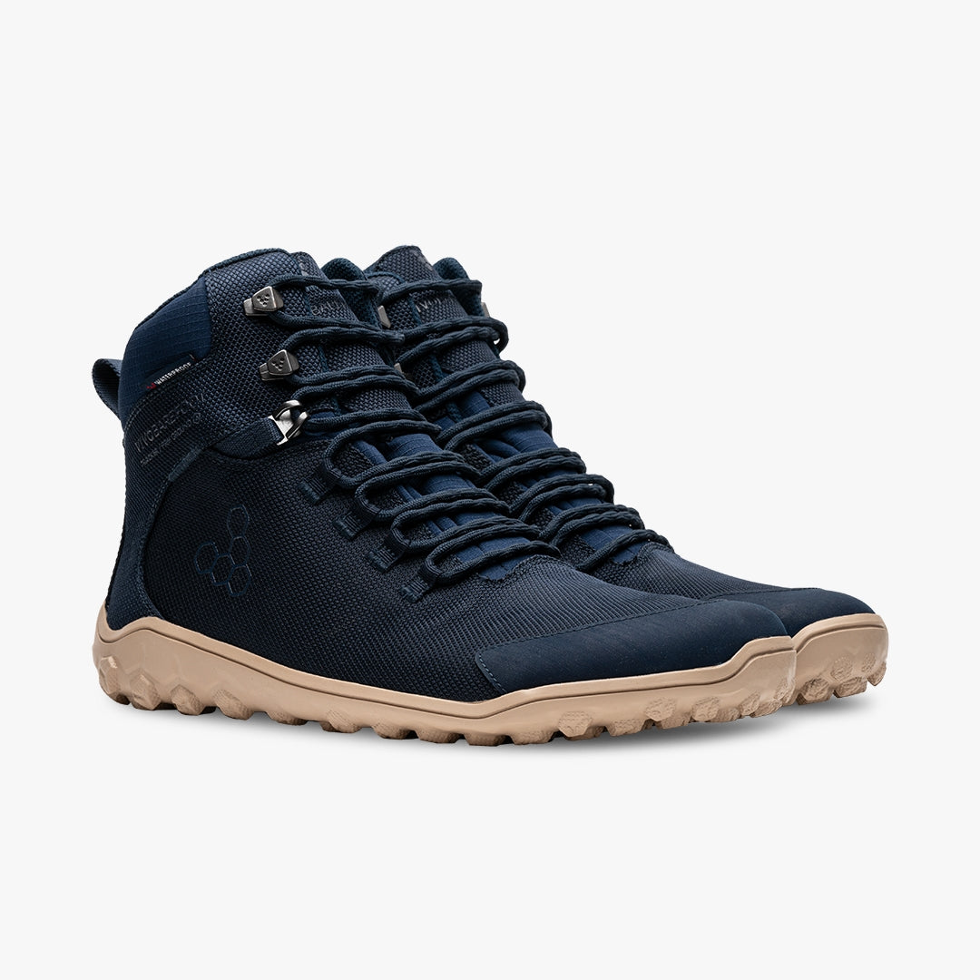 Vivobarefoot Men Tracker Textile FG2 in Dress Blue | Footprint USA