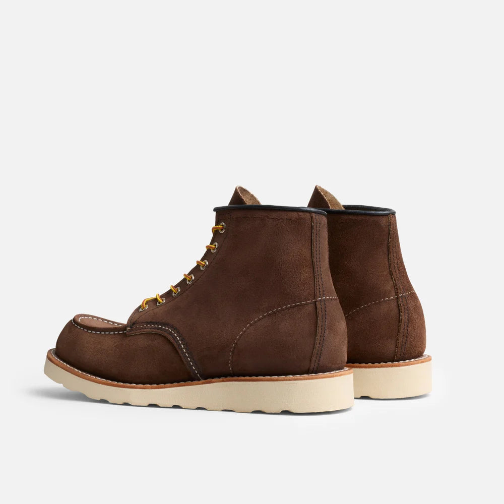 Red Wing Men's 8836 - CLASSIC MOC® 6-inch Boot in Chocolate Muleskinner Roughout Leather