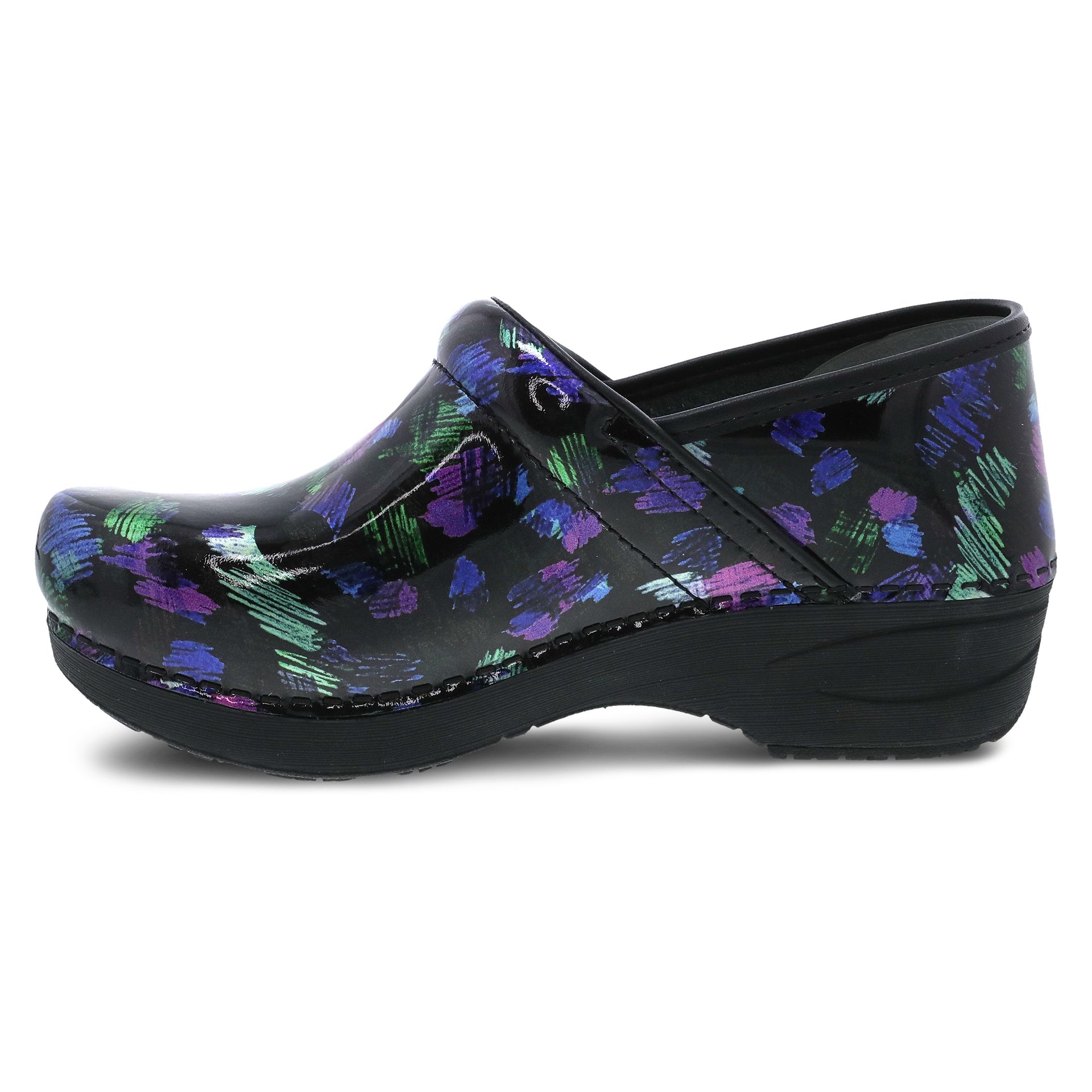 Dansko Women's XP 2.0 Clog in Colored Pencil Patent  Women's Footwear