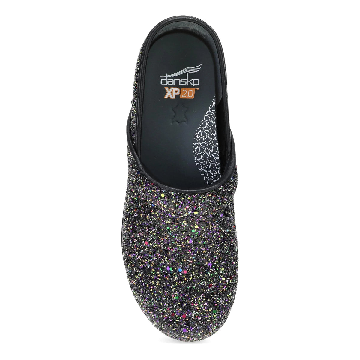 Dansko Women's XP 2.0 Clog Black Magic Glitter