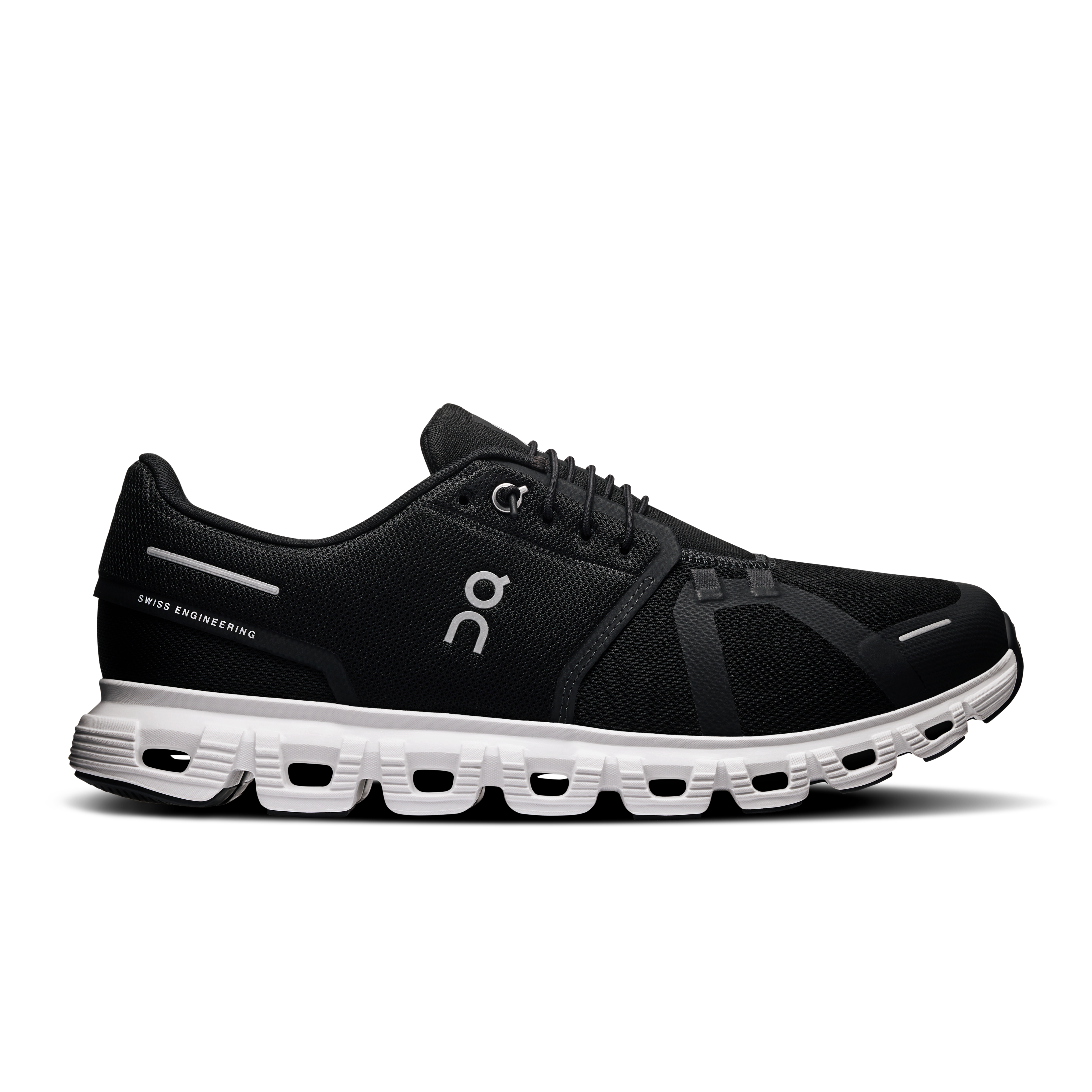 On Running Men's Cloud 6 Wide in Black/White