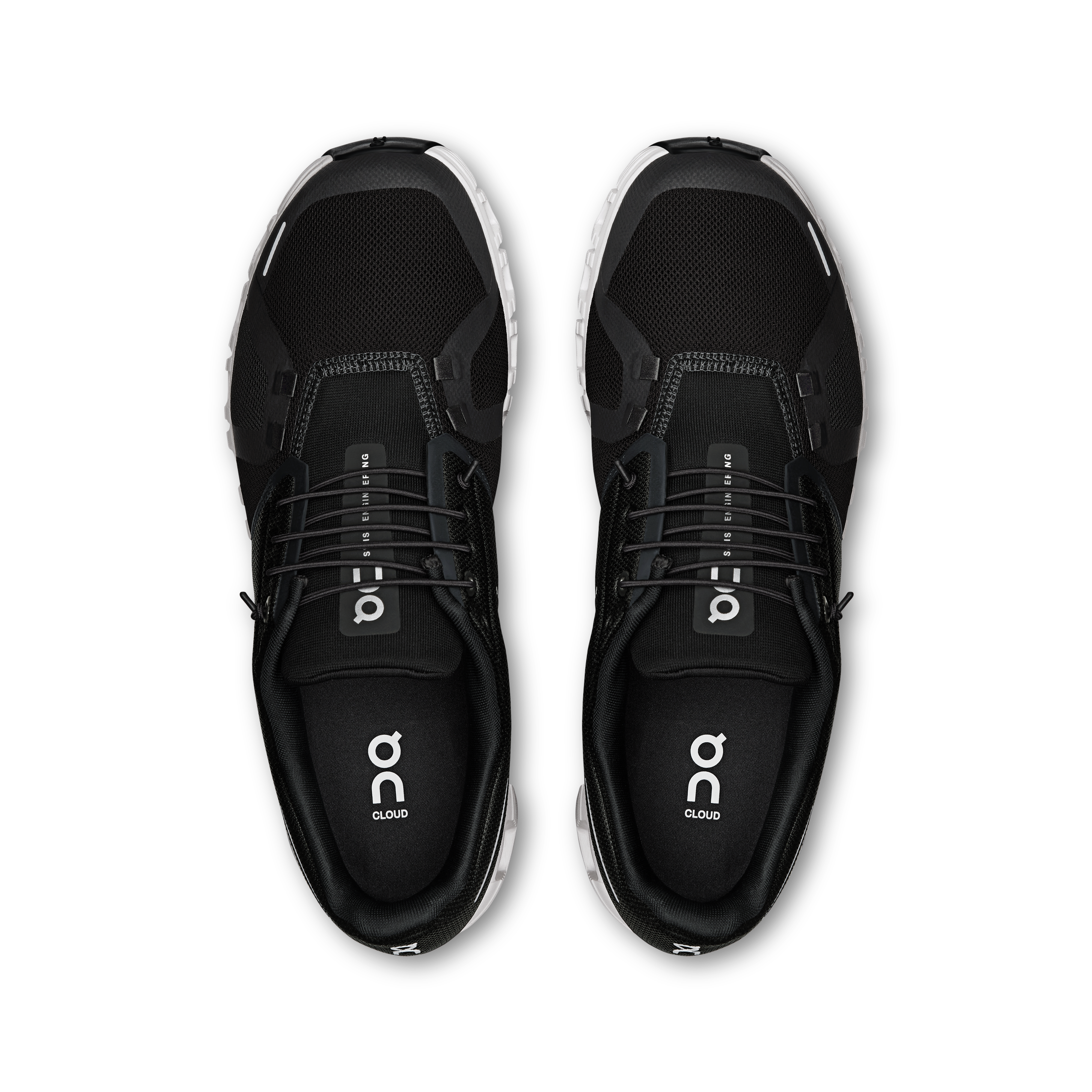 On Running Men's Cloud 6 Wide in Black/White