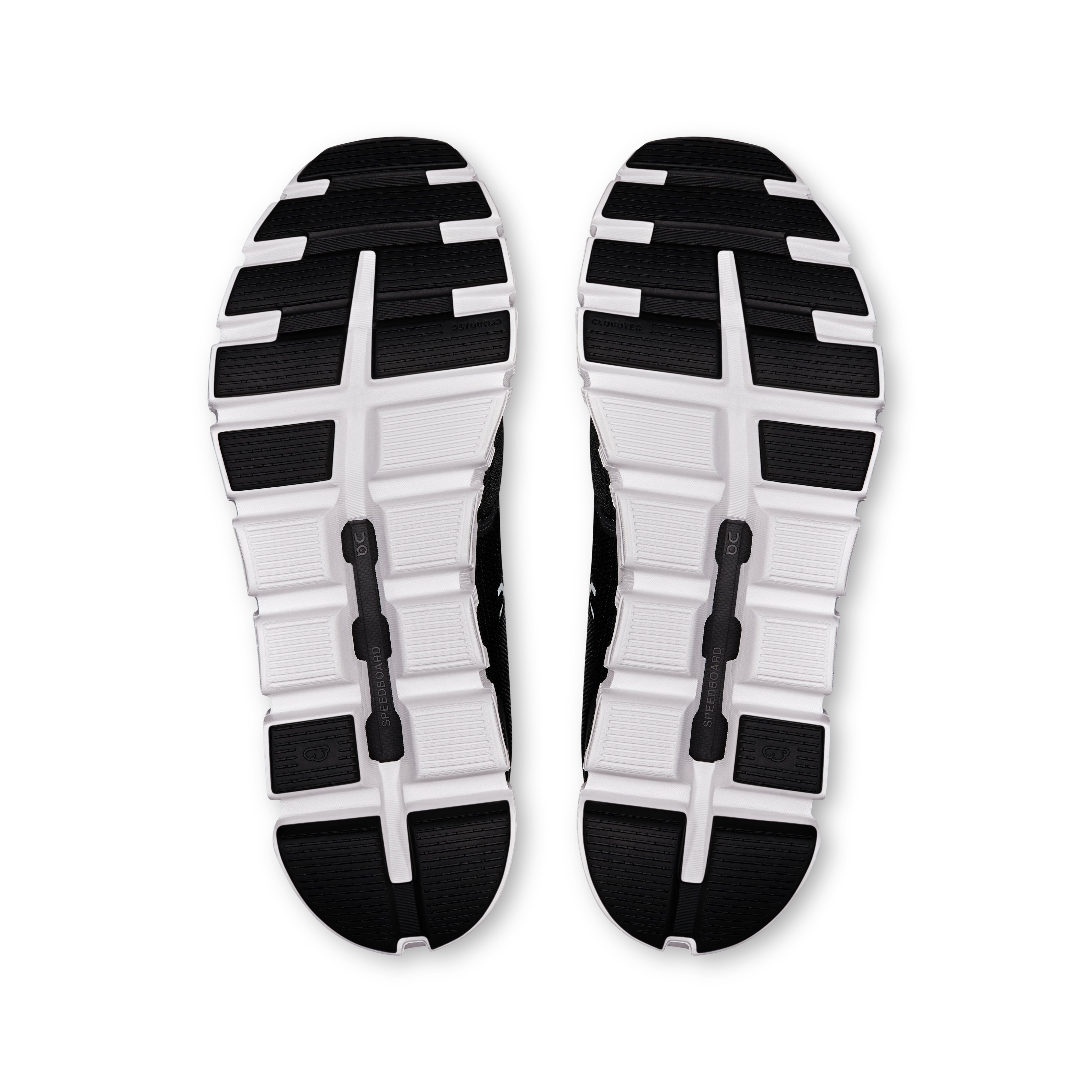 On Running Men's Cloud 6 Wide in Black/White