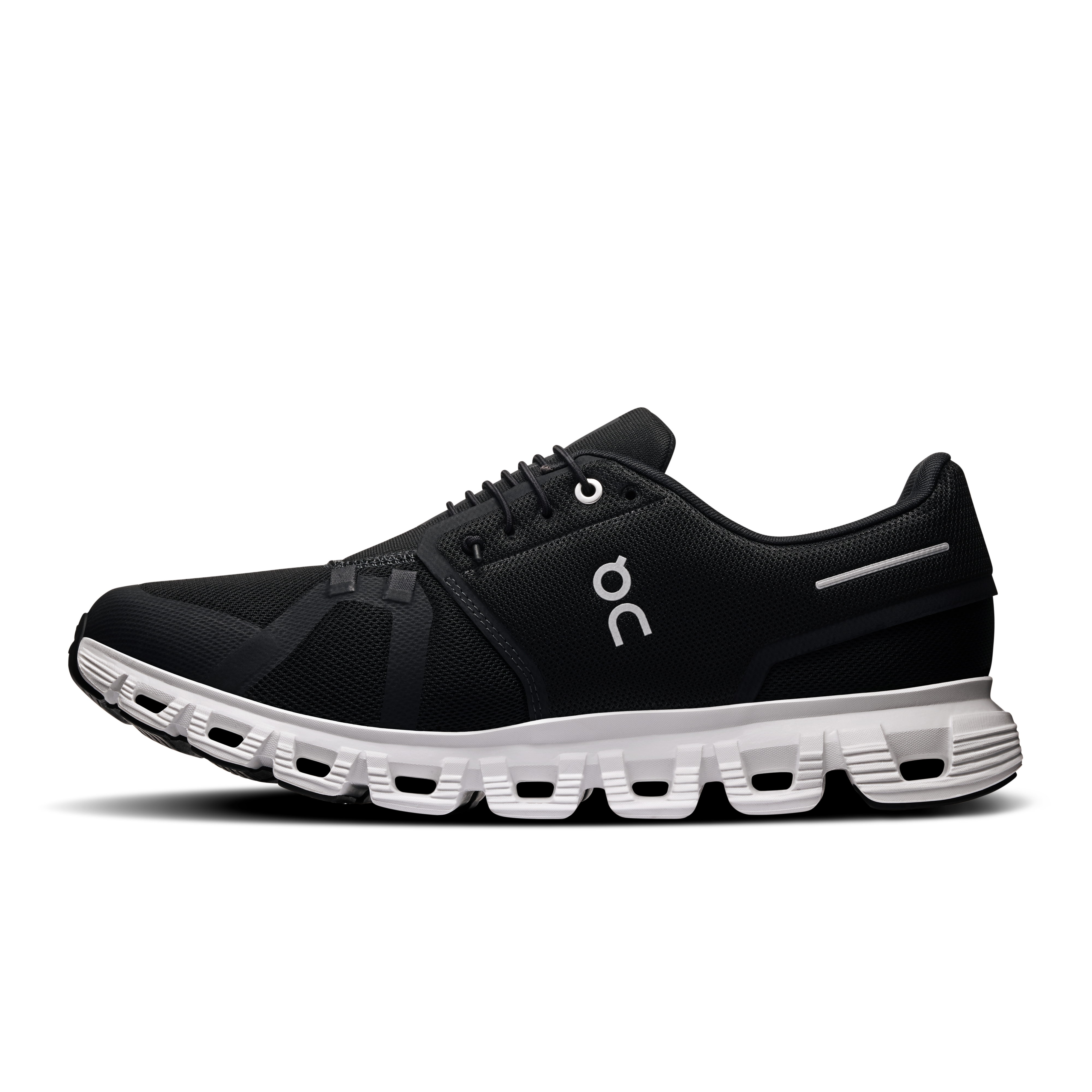On Running Men's Cloud 6 Wide in Black/White