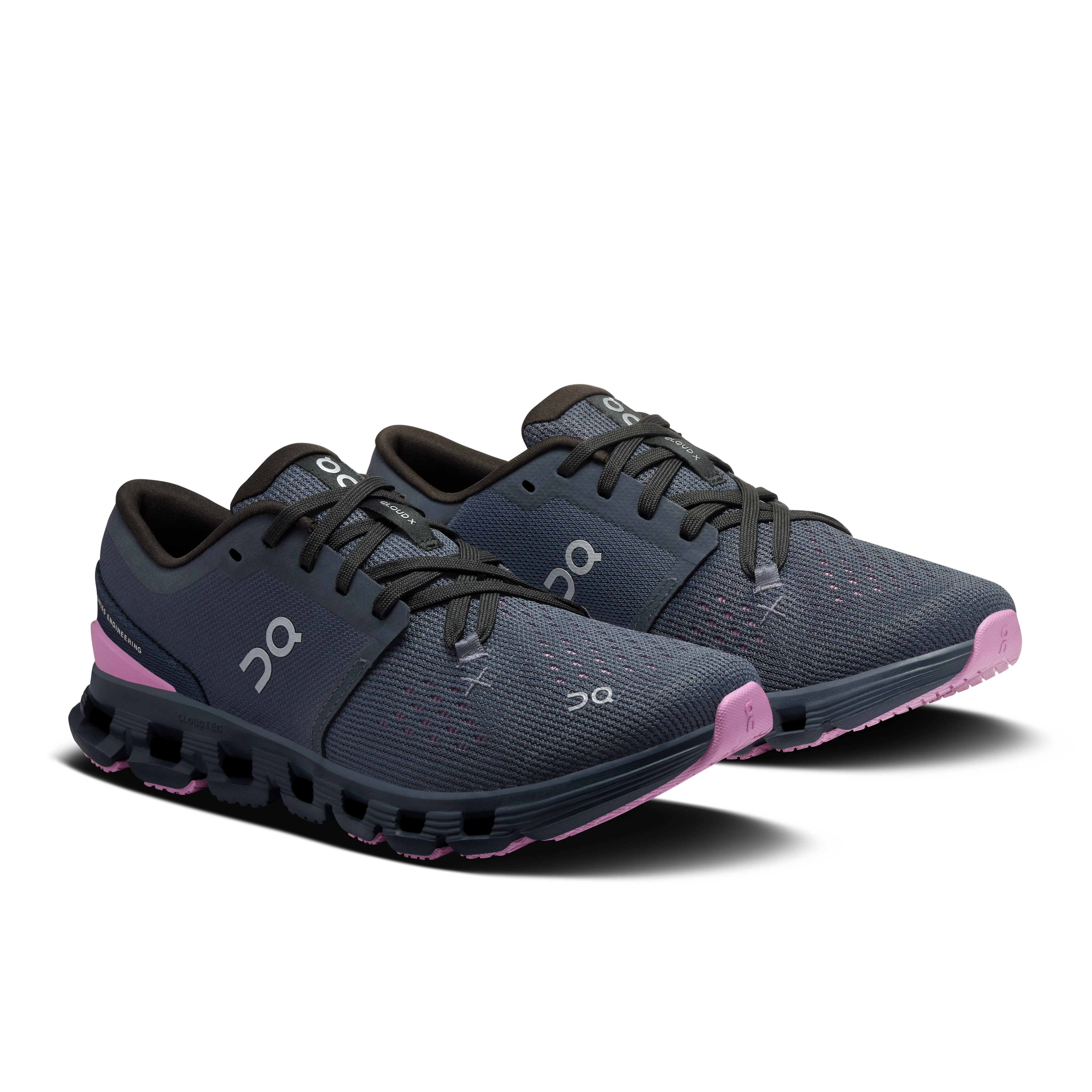 On Running Women's Cloud X 4 in Navy/Sakura