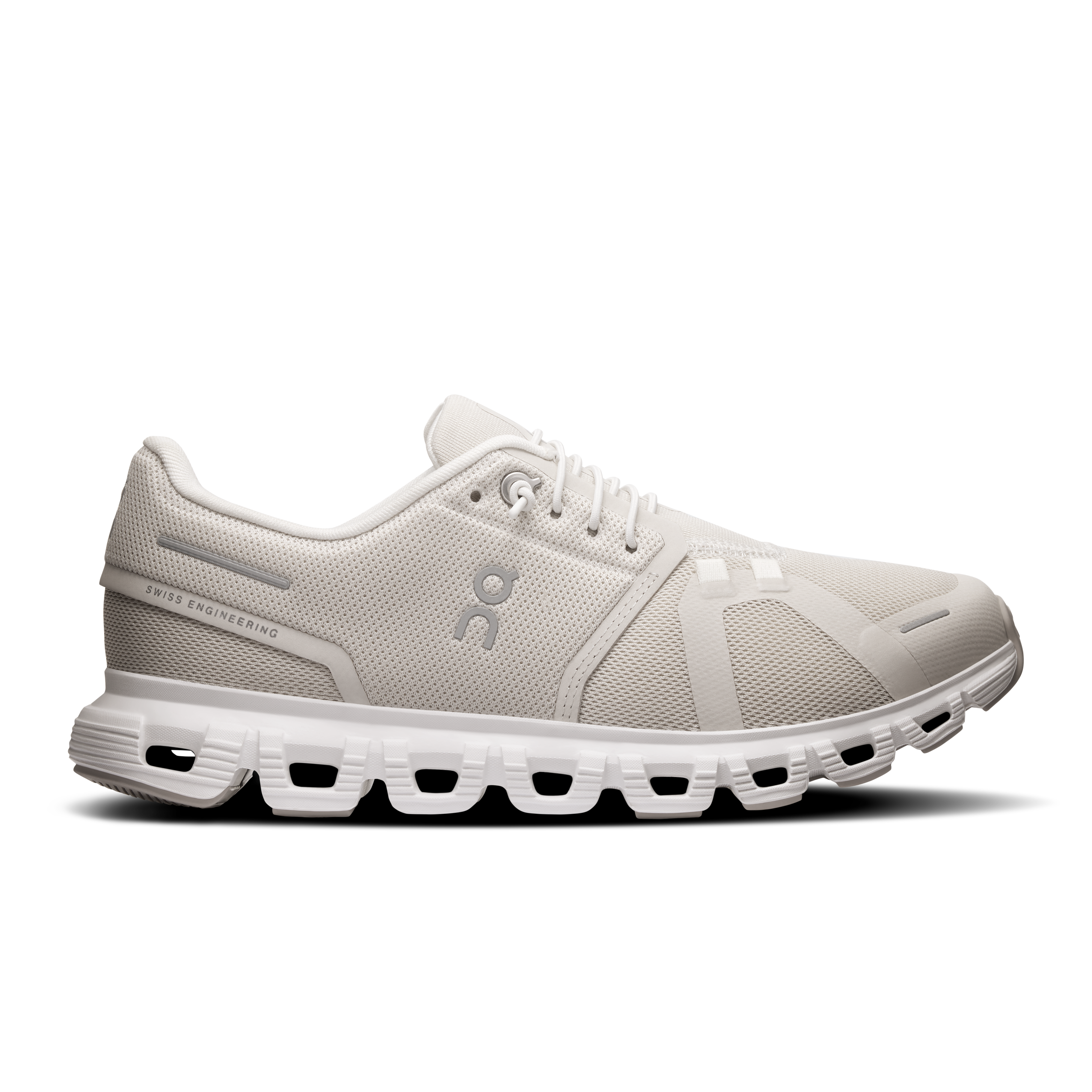 On Running Women's Cloud 6 Wide in Pearl/White