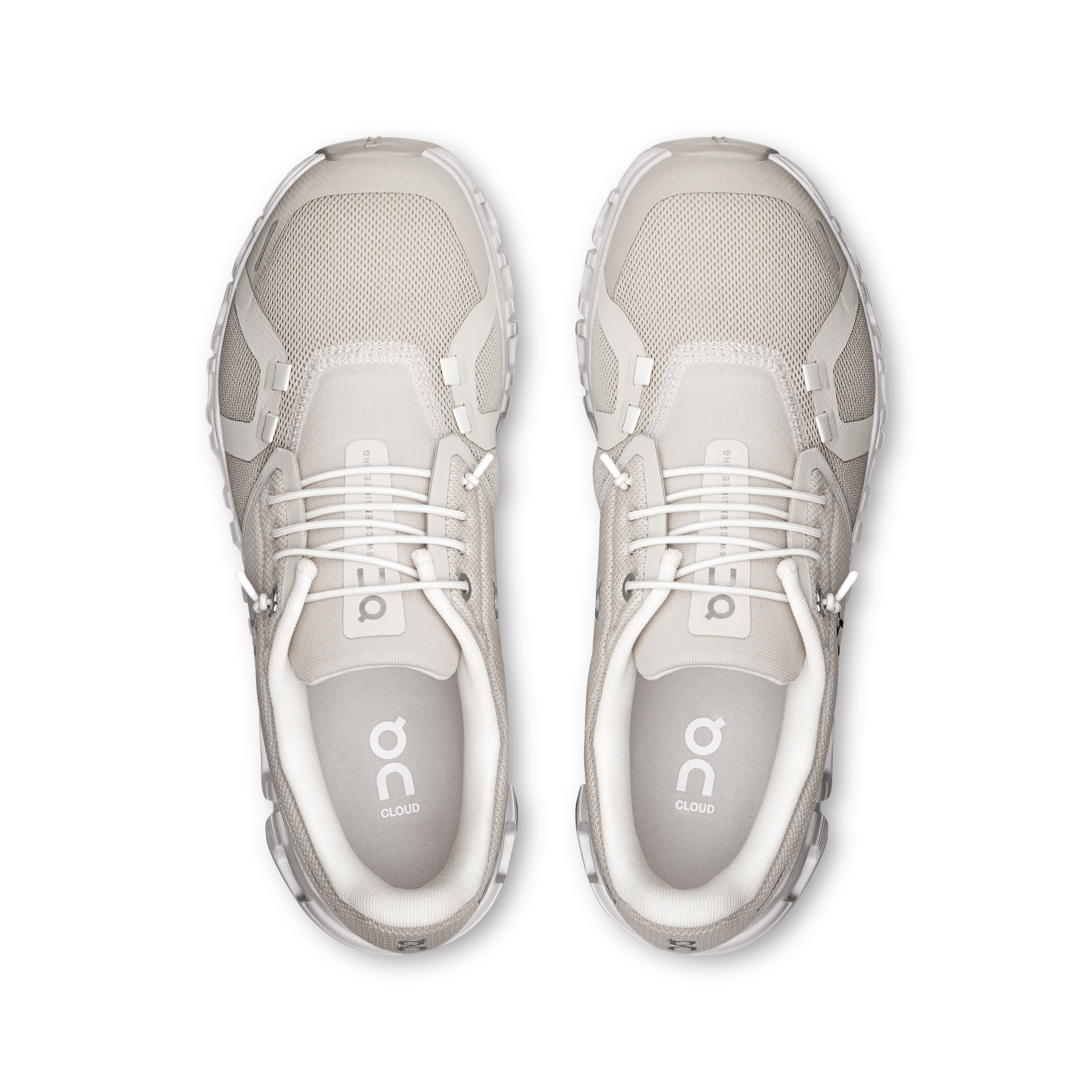 On Running Women's Cloud 6 Wide in Pearl/White