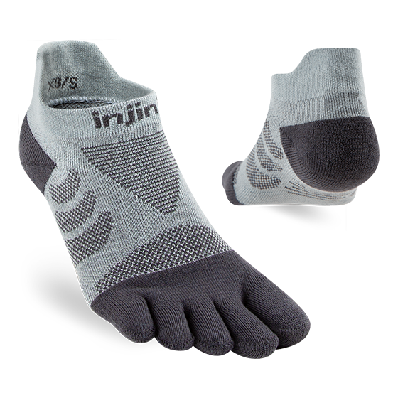 Injinji Women's Ultra Run No-Show in Slate  Accessories