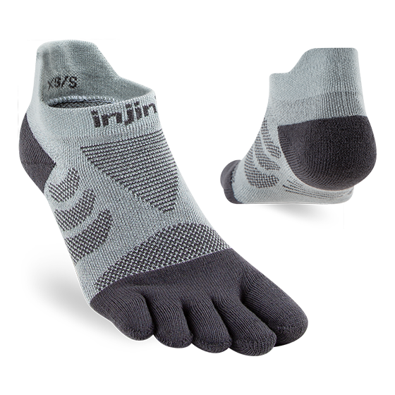 Injinji Women's Ultra Run No-Show in Slate  Accessories