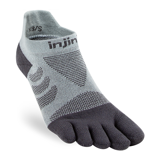 Injinji Women's Ultra Run No-Show in Slate  Accessories