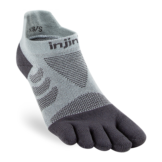 Injinji Women's Ultra Run No-Show in Slate  Accessories