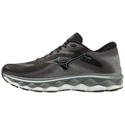 Mizuno Men's Wave Sky 7 Running Shoe in Black Glacial Ridge  Men's Footwear
