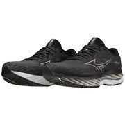 Mizuno Men's Wave Rider 27 in Ebony-Illusion Blue  Footwear