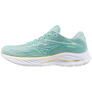 Mizuno Women's Wave Rider 27 in Eggshell Blue-White