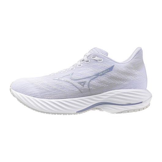 Mizuno Women's Wave Rider 28 Running Shoe in White Nimbus Cloud  Women's Footwear